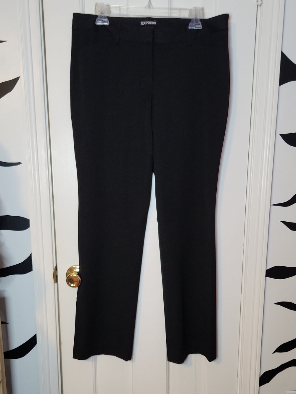 Express Women's Black Bootcut Dress Pants EDITOR 10R